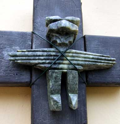 Schamane am Kreuz